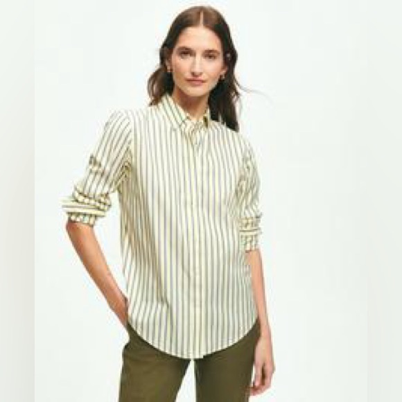 Brooks Brothers Classic Fit NI Supima Stripe Shirt - Picture 1 of 5